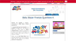 Desktop Screenshot of firenzequartiere4.babybazar.it