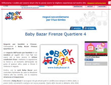 Tablet Screenshot of firenzequartiere4.babybazar.it