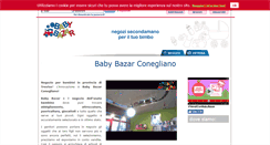 Desktop Screenshot of conegliano.babybazar.it