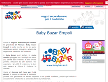 Tablet Screenshot of empoli.babybazar.it