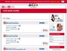 Tablet Screenshot of negozi.babybazar.it