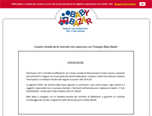 Tablet Screenshot of monsummano.babybazar.it