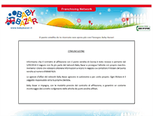 Tablet Screenshot of cecina.babybazar.it
