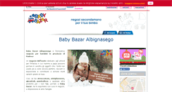 Desktop Screenshot of albignasego.babybazar.it