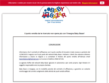 Tablet Screenshot of grosseto.babybazar.it